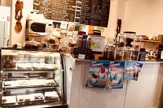 Counter with Display of Cakes — Coffee Shop in Maryborough West, QLD